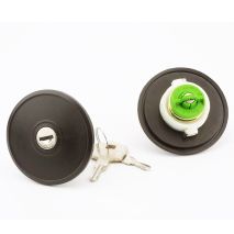 ΤΑΠΑ ΒΕΝΖΙΝΗΣ ΜΕ ΚΛΕΙΔΙ ΓΙΑ SEAT IBIZA 1984-1993 / ROVER 2000-2400 SD ΣΕ ΜΑΥΡΟ ΧΡΩΜΑ FARMA - 1 τεμ. Auto Moto Tyres 