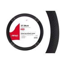 ΚΑΛΥΜΜΑ ΤΙΜΟΝΙΟΥ 37/39CM SWC-20  ΜΑΥΡΟ ΜΕ ΛΕΥΚΗ ΡΑΦΗ Auto Moto Tyres 