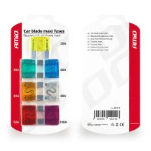 ΑΣΦΑΛΕΙΕΣ MAXI ΔΙΑΦΟΡΕΣ ΣΕ ΚΑΡΤΕΛΑ 1x20A  /1x30A / 1x40A / 1x50A / 1x60A / 1x80A / 1x100A AMiO – 7 ΤΕΜ. Auto Moto Tyres 