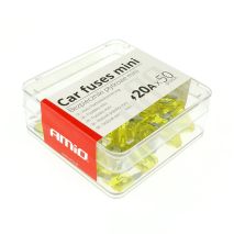 ΑΣΦΑΛΕΙΕΣ MINI 20A AMiO - ΚΟΥΤΙ 50 ΤΕΜ. Auto Moto Tyres 