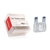 ΑΣΦΑΛΕΙΕΣ MAXI 80A ΣΕ ΚΟΥΤΙ ΑΜΙΟ - 10 ΤΕΜ. Auto Moto Tyres 