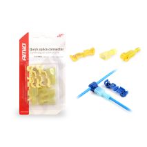 ΚΛΕΦΤΗΣ ΡΕΥΜΑΤΟΣ ΑΠΟ ΚΑΛΩΔΙΟ T-TYPE ΚΙΤΡΙΝΟ 20A - 5 ΤΕΜΑΧΙΑ Auto Moto Tyres 