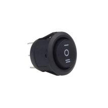 ΔΙΑΚΟΠΤΗΣ ΣΤΡΟΓΓΥΛΟΣ 3 ΘΕΣΕΩΝ 12V 2cm BU03 AMIO - 1ΤΕΜ. Auto Moto Tyres 