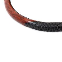 ΚΑΛΥΜΜΑ ΤΙΜΟΝΙΟΥ 37/39CM SWC-11 ΜΑΥΡΟ/ΞΥΛΟ AMiO - 1 ΤΕΜ. Auto Moto Tyres 