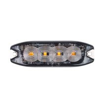 ΣΤΡΟΜΠΟ 12/24V 10x3x0,9cm ΠΟΡΤΟΚΑΛΙ 4LED 12W (4x3W) R65 R10 IP68 AMiO - 1 ΤΕΜ. Auto Moto Tyres 