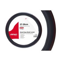 ΚΑΛΥΜΜΑ ΤΙΜΟΝΙΟΥ 37/39CM SWC-28 ΜΑΥΡΟ ΜΕ ΚΟΚΚΙΝΗ ΡΑΦΗ Auto Moto Tyres 