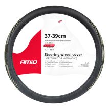 ΚΑΛΥΜΜΑ ΤΙΜΟΝΙΟΥ 37-39cm SWC-44-M ΜΑΥΡΟ ΜΕ STRASS  AMIO - 1 ΤΕΜ. Auto Moto Tyres 