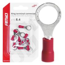 ΦΙΣΑΚΙΑ ΔΑΧΤΥΛΙΔΙ ΚΟΚΚΙΝΑ RV1.25-8 / 8.4mm ΑΜΙΟ - 10 ΤΕΜ. Auto Moto Tyres 