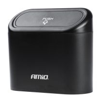 ΚΑΔΟΣ ΑΠΟΡΡΙΜΜΑΤΩΝ ΑΥΤΟΚΙΝΗΤΟΥ ΜΕ ΚΑΠΑΚΙ PUSH-BUTTON ΜΑΥΡΟ 155x65x140mm ΑMiO - 1 TEM. Auto Moto Tyres 