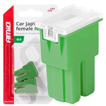 ΑΣΦΑΛΕΙΕΣ JapVal PAL ΘΗΛΥΚΕΣ 40A ΣΕ ΠΡΑΣΙΝΟ ΧΡΩΜΑ AMIO - 2 Τεμ. Auto Moto Tyres 