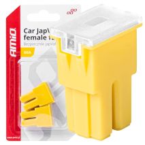 ΑΣΦΑΛΕΙΕΣ JapVal PAL ΘΗΛΥΚΕΣ 60A ΣΕ ΚΙΤΡΙΝΟ ΧΡΩΜΑ AMIO - 2 Τεμ. Auto Moto Tyres 