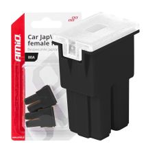 ΑΣΦΑΛΕΙΕΣ JapVal PAL ΘΗΛΥΚΕΣ 80A ΣΕ ΜΑΥΡΟ ΧΡΩΜΑ AMIO - 2 Τεμ. Auto Moto Tyres 