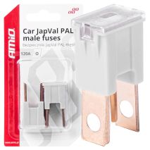 ΑΣΦΑΛΕΙΕΣ JapVal PAL O ΑΡΣΕΝΙΚΕΣ 120A ΣΕ ΓΚΡΙ ΧΡΩΜΑ AMIO - 2 Τεμ. Auto Moto Tyres 