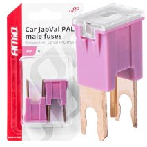 ΑΣΦΑΛΕΙΕΣ JapVal PAL U ΑΡΣΕΝΙΚΕΣ 30A ΣΕ ΡΟΖ ΧΡΩΜΑ AMIO - 2 Τεμ. Auto Moto Tyres 