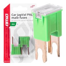 ΑΣΦΑΛΕΙΕΣ JapVal PAL U ΑΡΣΕΝΙΚΕΣ 40A ΣΕ ΠΡΑΣΙΝΟ ΧΡΩΜΑ AMIO - 2 Τεμ. Auto Moto Tyres 