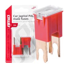 ΑΣΦΑΛΕΙΕΣ JapVal PAL U ΑΡΣΕΝΙΚΕΣ 50A ΣΕ ΚΟΚΚΙΝΟ ΧΡΩΜΑ AMIO - 2 Τεμ. Auto Moto Tyres 