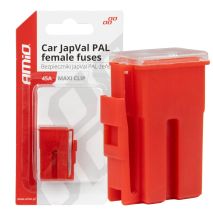 ΑΣΦΑΛΕΙΕΣ JapVal PAL ΘΗΛΥΚΕΣ 45A ΣΕ ΚΟΚΚΙΝΟ ΧΡΩΜΑ AMIO - 2 Τεμ. Auto Moto Tyres 