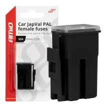 ΑΣΦΑΛΕΙΕΣ JapVal PAL ΘΗΛΥΚΕΣ 65A ΣΕ ΜΑΥΡΟ ΧΡΩΜΑ AMIO - 2 Τεμ. Auto Moto Tyres 