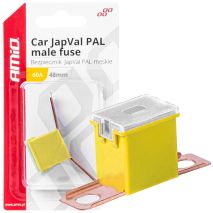 ΑΣΦΑΛΕΙΑ JapVal PAL ΑΡΣΕΝΙΚΗ 48mm 60A ΣΕ ΚΙΤΡΙΝΟ ΧΡΩΜΑ AMIO - 1 Τεμ. Auto Moto Tyres 