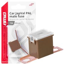 ΑΣΦΑΛΕΙΑ JapVal PAL ΑΡΣΕΝΙΚΗ 48mm 70A ΣΕ ΚΑΦΕ ΧΡΩΜΑ AMIO - 1 Τεμ. Auto Moto Tyres 