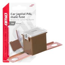 ΑΣΦΑΛΕΙΑ JapVal PAL ΑΡΣΕΝΙΚΗ 62mm 70A ΣΕ ΚΑΦΕ ΧΡΩΜΑ AMIO - 1 Τεμ. Auto Moto Tyres 