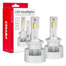 ΛΑΜΠΕΣ LED D2S/D2R/D4S/D4R 12/24V 6000K 9.000lm 50W X ALL IN ONE SERIES CAN-BUS (ΜΕ ΑΝΕΜΙΣΤΗΡΑΚΙ) AMIO - 2 ΤΕΜ. Auto Moto Tyres 
