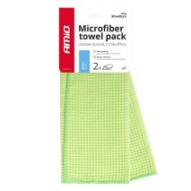 ΠΑΝΑΚΙΑ ΚΑΘΑΡΙΣΜΟΥ ΤΖΑΜΙΩΝ ΜΙΚΡΟΦΙΜΠΡΑ 30x40cm 280gr AMIO - 2 Τεμ. Auto Moto Tyres 