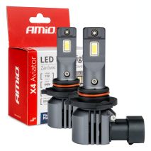 ΛΑΜΠΕΣ LED HB3 12V 44W 6.500K 3.936lm LED X4 SERIES AVIATOR PLUG & PLAY AMIO -  2 ΤΕΜ. Auto Moto Tyres 