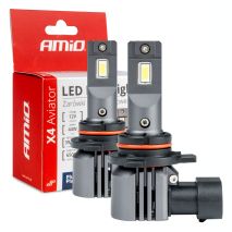 ΛΑΜΠΕΣ LED HIR2 12V 44W 6.500K 3.936lm X4 SERIES AVIATOR PLUG & PLAY ΑΜΙΟ - 2 ΤΕΜ. Auto Moto Tyres 