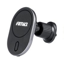 ΒΑΣΗ ΣΤΗΡΙΞΗΣ ΚΙΝΗΤΟΥ ΓΙΑ ΑΕΡΑΓΩΓΟ ΜΑΓΝΗΤΙΚΗ ΜΕ ΑΣΥΡΜΑΤΗ ΦΟΡΤΙΣΗ QUICK CHARGE 2A MAX15W MY MAG AMIO - 1 Τεμ. Auto Moto Tyres 