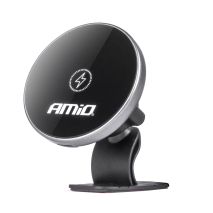 ΒΑΣΗ ΣΤΗΡΙΞΗΣ ΚΙΝΗΤΟΥ ΜΑΓΝΗΤΙΚΗ ΑΥΤΟΚΟΛΛΗΤΗ (3M)  ΜΕ ΑΣΥΡΜΑΤΗ ΦΟΡΤΙΣΗ QUICK CHARGE 2A MAX15W MY MAG AMIO - 1 Τεμ. Auto Moto Tyres 