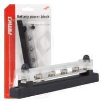 ΜΠΑΡΑ ΚΑΛΩΔΙΩΝ / ΤΕΡΜΑΤΙΚΟ 4 ΘΕΣΕΩΝ M6 max 48V  AMIO - 1 Τεμ. Auto Moto Tyres 