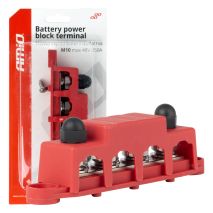 ΜΠΑΡΑ ΚΑΛΩΔΙΩΝ / ΤΕΡΜΑΤΙΚΟ 4 ΘΕΣΕΩΝ max 48V  AMIO - 1 Τεμ. Auto Moto Tyres 