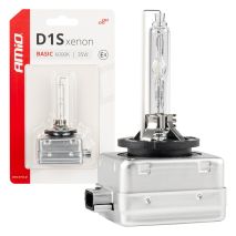 ΑΝΤΑΛΛΑΚΤΙΚΗ ΛΑΜΠΑ ΧΕΝΟΝ BASIC D1S 12V 6.000k 35W BLISTER CARD AMIO - 1 ΤΕΜ. Auto Moto Tyres 