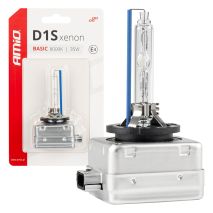 ΑΝΤΑΛΛΑΚΤΙΚΗ ΛΑΜΠΑ ΧΕΝΟΝ BASIC D1S 12V 8.000k 35W BLISTER CARD AMIO - 1 ΤΕΜ. Auto Moto Tyres 