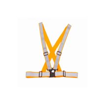 ΖΩΝΗ ΑΣΦΑΛΕΙΑΣ ΑΝΑΚΛΑΣΤΙΚΗ ΜΕ ΧΙΑΣΤΙ ΤΙΡΑΝΤΕΣ ΠΟΡΤΟΚΑΛΙ (ΦΩΣΦΟΡΙΖΕ/ΠΟΛΥΕΣΤΕΡΙΚΟ) AMIO -  1 ΤΕΜ. Auto Moto Tyres 