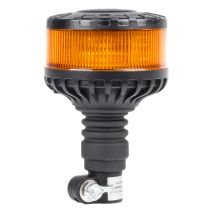 ΦΑΡΟΣ HEAVY DUTY W28P 12/24V 16LED ΕΛΑΣΤΙΚΟΣ ΒΙΔΩΤΟΣ ΠΟΡΤΟΚΑΛΙ Υ169mm Φ110mm AMIO - 1 τεμ. Auto Moto Tyres 