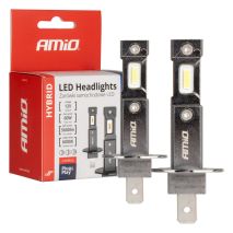ΛΑΜΠΕΣ LED H1 12V 60W 6.000K 5.600lm +400% CAN-BUS HYBRID SERIES AMIO - 2 τεμ. Auto Moto Tyres 