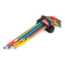 ΚΛΕΙΔΙΑ ΑΛΛΕΝ (ALLEN) ΕΞΑΓΩΝΑ ΑΤΣΑΛΙ S2 ΔΙΑΦΟΡΑ ΜΕΓΕΘΗ ΔΙΑΦΟΡΑ ΧΡΩΜΑΤΑ XL ΑΜΙΟ - 9 ΤΕΜ. Auto Moto Tyres 