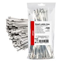 ΔΕΜΑΤΙΚΑ/ΔΕΤΙΚΑ ΚΑΛΩΔΙΩΝ TIE WRAP (ΤΑΙΡΑΠ) ΜΕΤΑΛΛΙΚΑ 4,6 x 200mm ΑΜΙΟ - 100 ΤΕΜ. Auto Moto Tyres 