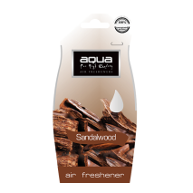 ΑΡΩΜΑΤΙΚΟ ΑΥΤΟΚΙΝΗΤΟΥ ΚΡΕΜΑΣΤΟ ΜΕ ΑΡΩΜΑ ΣΑΝΔΑΛΟΞΥΛΟ (SANDAL WOOD) AQUA - 1 TEM. Auto Moto Tyres 