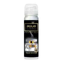 ΑΡΩΜΑΤΙΚΟ ΑΥΤΟΚΙΝΗΤΟΥ ΣΕ ΣΠΡΕΙ (SPRAY)  ΜΕ ΑΡΩΜΑ ABER PREMIUM GOLD SERIES 75ml AQUA - 1 TEM. Auto Moto Tyres 