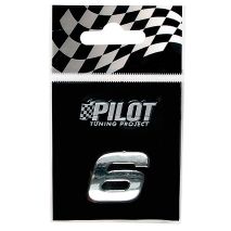 ΑΥΤΟΚΟΛΛΗΤΟ ΑΡΙΘΜΟΣ 3D TYPE-1 (6) 18mm Auto Moto Tyres 