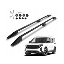 ΠΑΡΑΛΛΗΛΕΣ ΜΠΑΡΕΣ ΟΡΟΦΗΣ ΑΛΟΥΜΙΝΙΟΥ ΣΕ ΜΑΥΡΟ ΧΡΩΜΑ ELEGANCE ΓΙΑ FORD TRANSIT COURIER 2023+ ΜΕΓΙΣΤΟ ΒΑΡΟΣ ΦΟΡΤΙΟΥ 75KG OMTEC - 2 TEM. Auto Moto Tyres 