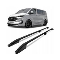 ΠΑΡΑΛΛΗΛΕΣ ΜΠΑΡΕΣ ΟΡΟΦΗΣ ΑΛΟΥΜΙΝΙΟΥ ΣΕ ΜΑΥΡΟ ΧΡΩΜΑ ELEGANCE L1 ΓΙΑ FORD TOURNEO CUSTOM 2023+ ΜΕΓΙΣΤΟ ΒΑΡΟΣ ΦΟΡΤΙΟΥ 75KG OMTEC - 2 TEM. Auto Moto Tyres 