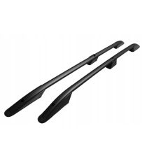 ΠΑΡΑΛΛΗΛΕΣ ΜΠΑΡΕΣ ΟΡΟΦΗΣ ΑΛΟΥΜΙΝΙΟΥ ΣΕ ΜΑΥΡΟ ΧΡΩΜΑ ELEGANCE L2 ΓΙΑ FORD TOURNEO CUSTOM 2023+ ΜΕΓΙΣΤΟ ΒΑΡΟΣ ΦΟΡΤΙΟΥ 75KG OMTEC - 2 TEM. Auto Moto Tyres 