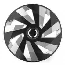 ΤΑΣΙΑ 15" HUBCAP VECTOR RC SILVER BLACK AMIO- ΣΕΤ 4 ΤΕΜ. ΣΕ ΚΟΥΤΙ Auto Moto Tyres 