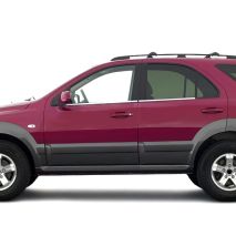 TRIM ΜΑΡΚΕ ΠΑΡΑΘΥΡΩΝ ΑΥΤΟΚΟΛΛΗΤΑ ΧΡΩΜΙΟΥ ΓΙΑ KIA SORENTO 5D 02-09+ 4ΤΕΜ. Auto Moto Tyres 