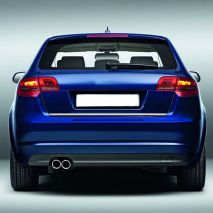 TRIM ΜΑΡΚΕ ΠΟΡΤ ΠΑΓΚΑΖ ΜΕΤΑΛΛΙΚΟ ΓΙΑ AUDI A3 8P HB 4D 2004-2012 Auto Moto Tyres 
