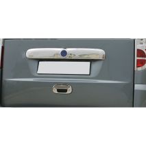 ΚΑΠΑΚΙ ΦΩΤΩΝ ΠΙΝΑΚΙΔΑΣ (ΑΝΟΞΕΙΔΩΤΟ ΑΤΣΑΛΙ ΧΡΩΜΙΟ) ΓΙΑ FIAT DOBLO 2006-2010 Auto Moto Tyres 